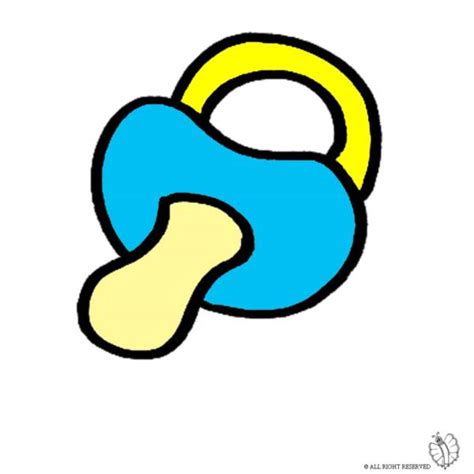 ciuccio colorato per neonato
