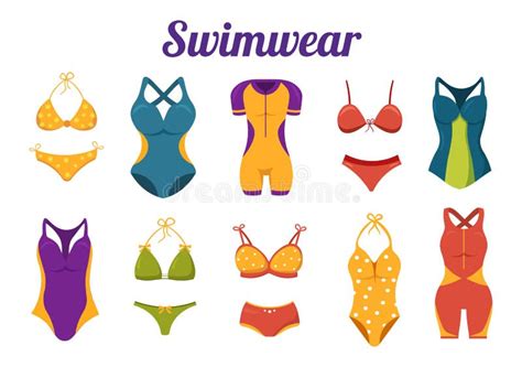 Illustrazione: Costumi da bagno con dorso a 