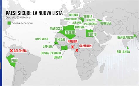 mappa dei 24 paesi coinvolti nel richiamo preventivo