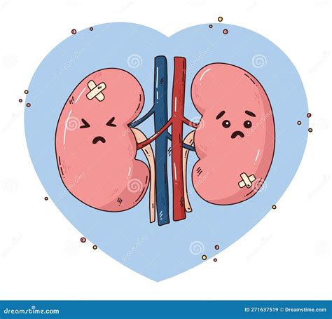 Illustrazione di un rene