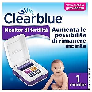 Confezione del Clearblue Monitor di Fertilità Avanzato con test di ricambio