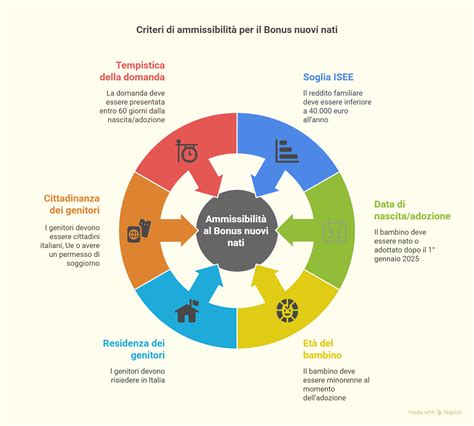 infografica che illustra il percorso burocratico per la richiesta del bonus nuovi nati