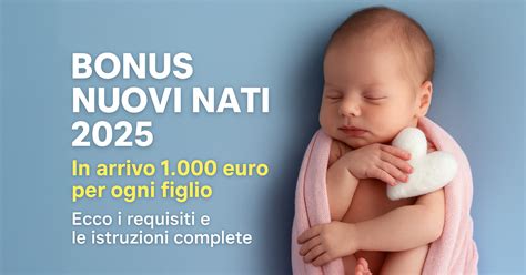 mappa concettuale che collega il Bonus Nuovi Nati ad altre forme di sostegno all'infanzia