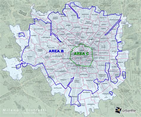 Mappa dettagliata delle aree del parco che circondano l'edificio della biblioteca