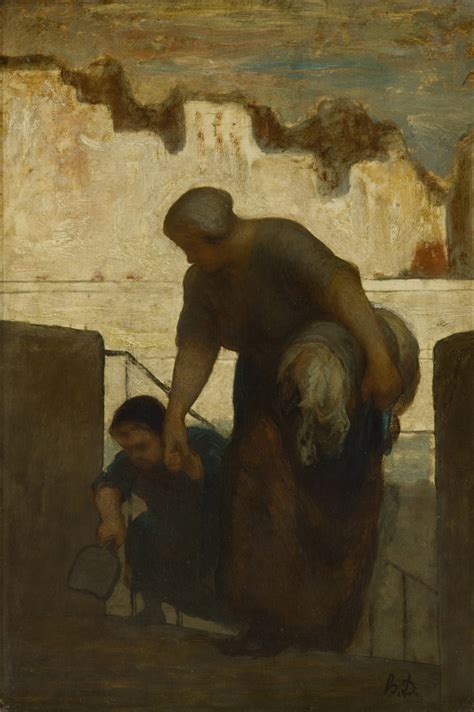 Honoré Daumier, La lavandaia