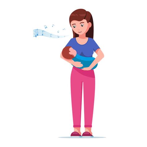 Madre preistorica che canta una ninna nanna al suo bambino