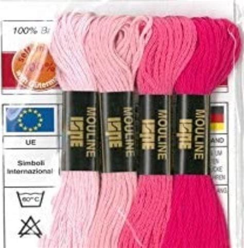 Matassine di filo mouliné in diverse tonalità
