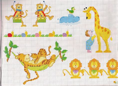 Schema a punto croce con giraffa