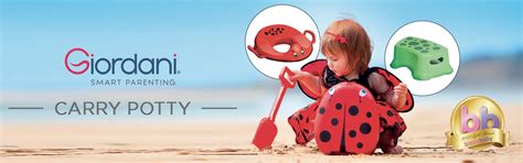 Vasino da viaggio My Carry Potty Giordani a forma di coccinella