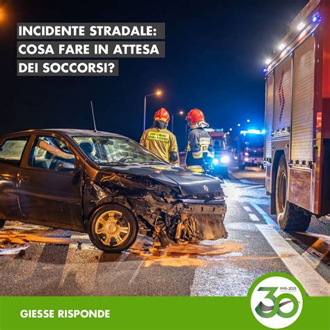 Intervento dei soccorsi in strada