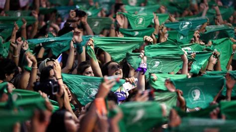 Manifestazione della Marea Verde in Argentina
