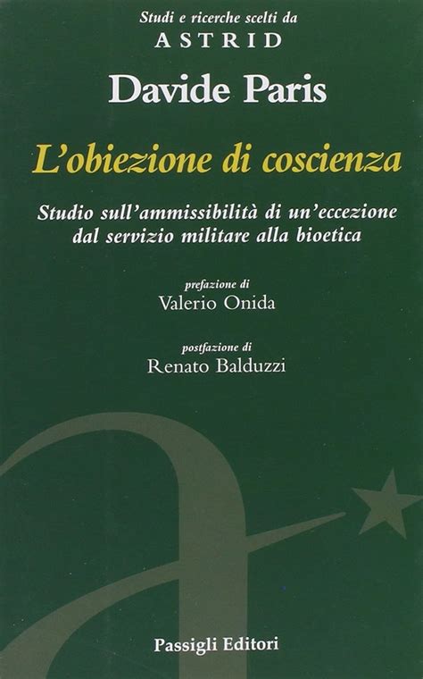 Dati sull'obiezione di coscienza