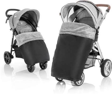 Passeggino con accessori invernali: coprigambe e coprimani