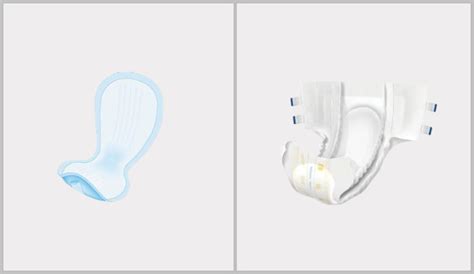 illustrazione di un dispositivo assorbente ergonomico per adulti