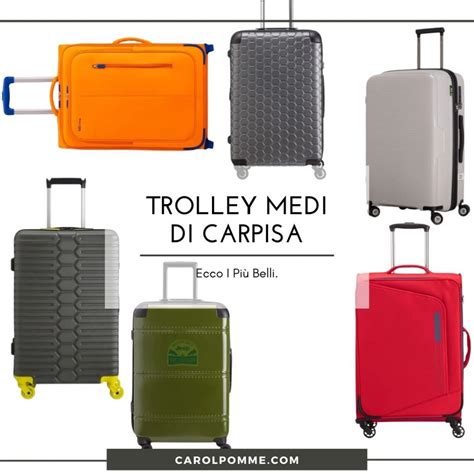 dettaglio delle ruote e del sistema di chiusura di un trolley Carpisa