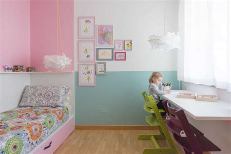 Idee decorative per una stanza bambina dai colori pastello