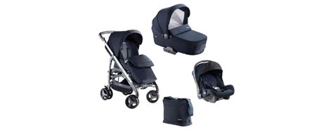 Schema che illustra i componenti del sistema Trio Inglesina Zippy Pro: telaio, carrozzina, seggiolino auto