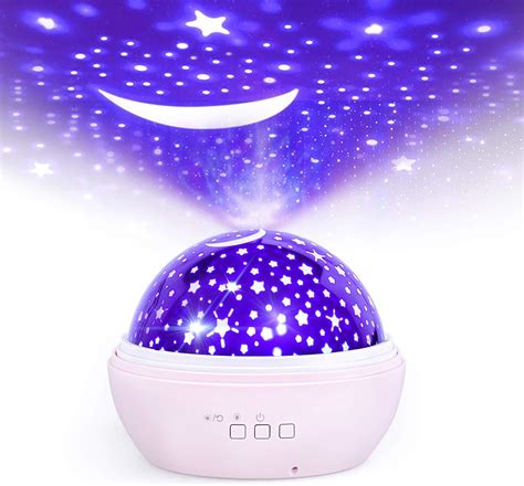 Luce notturna proiettore a stelle nella cameretta
