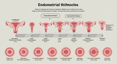 endometrial thickness diagram