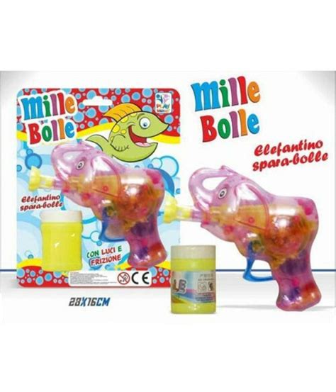 Elefantino giocattolo sparabolle