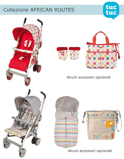 Modelli di passeggino Tuc Tuc Yupi con diverse fantasie