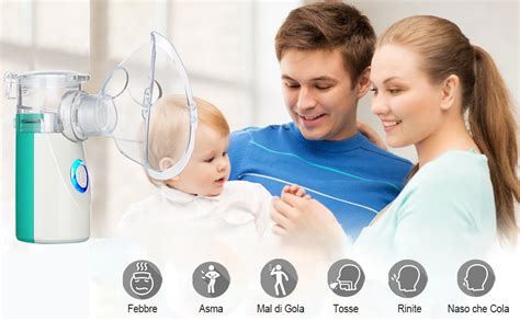 Aerosol portatile con maschera