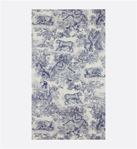 Dettaglio del motivo Toile de Jouy sul rivestimento del passeggino