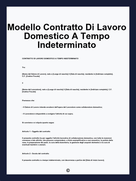 Normativa Lavoro Domestico