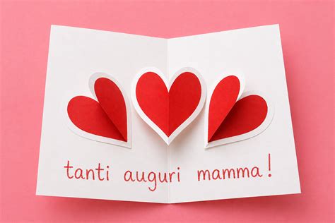 Biglietto di auguri fatto a mano per la mamma con scritte in inglese