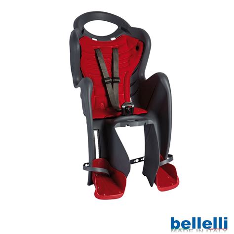 Dettaglio del sistema di aggancio del seggiolino Bellelli Mr Fox al portapacchi