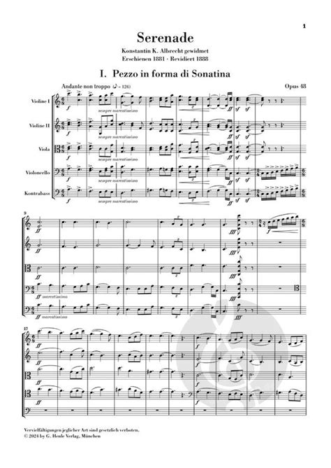Partitura dell'arrangiamento di Gambaro per orchestra