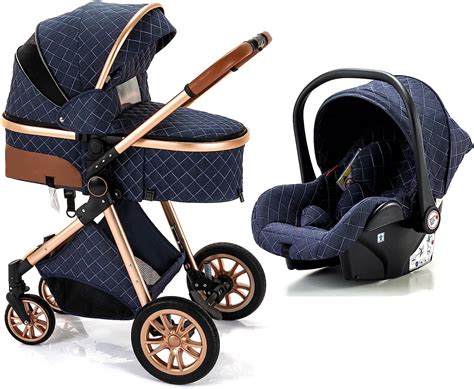 Passeggino 3-in-1 con navicella e seduta