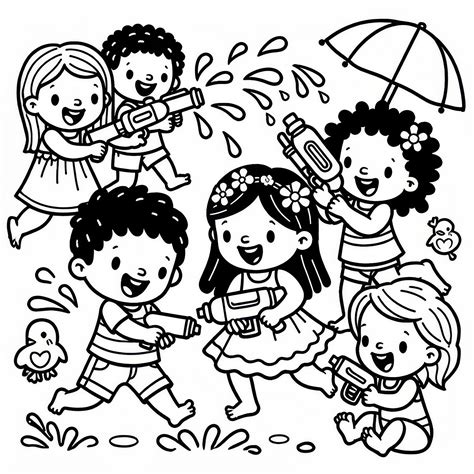 Bambini che giocano all'aperto con protezione solare