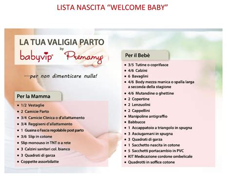 Schema che illustra i benefici della Lista Nascita Prenatal