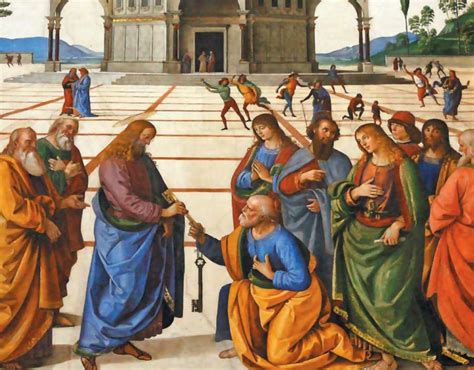 Disegno degli Apostoli con Pietro al centro