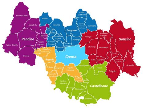 Mappa del Cremasco