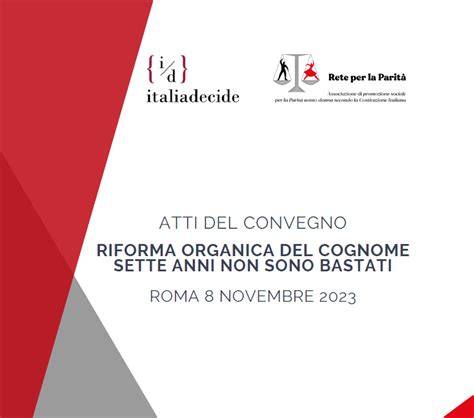 Rete per la Parità APS convegno