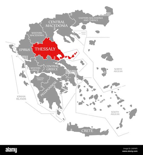 mappa della Tessaglia con evidenziato Domenikon