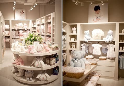 Luxury baby clothing display