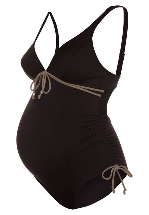 Maternity and nursing swimwear styles collage